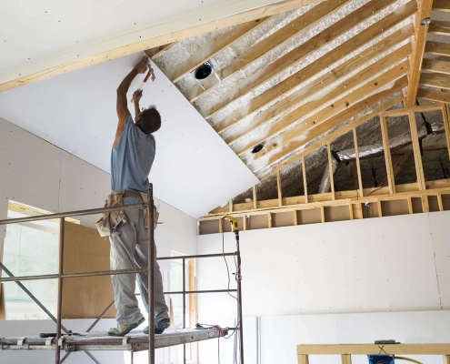 بازسازی سقف و دیوار